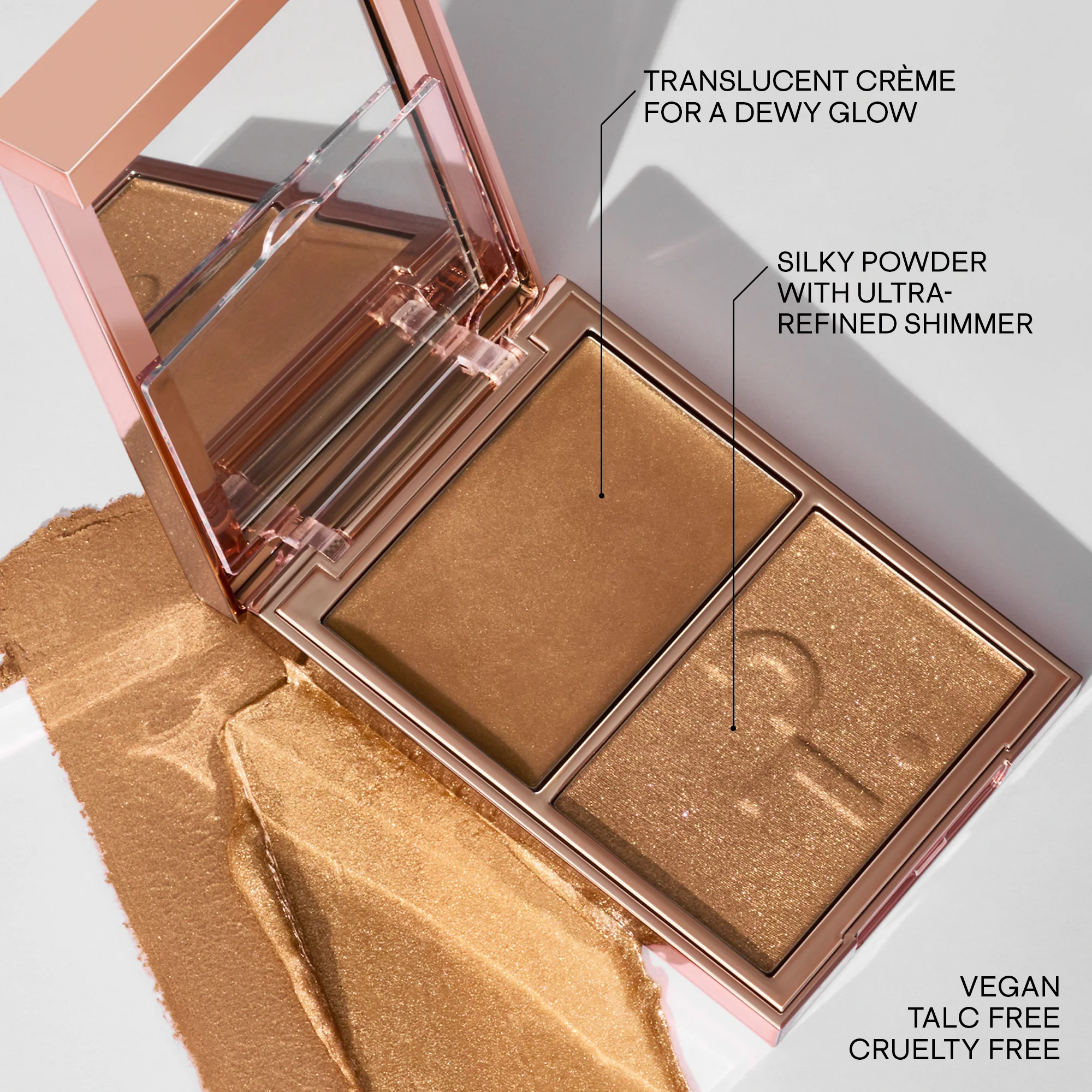 Major Glow Crème & Powder Light Reflecting Translucent Highlighter Duo - Image 38