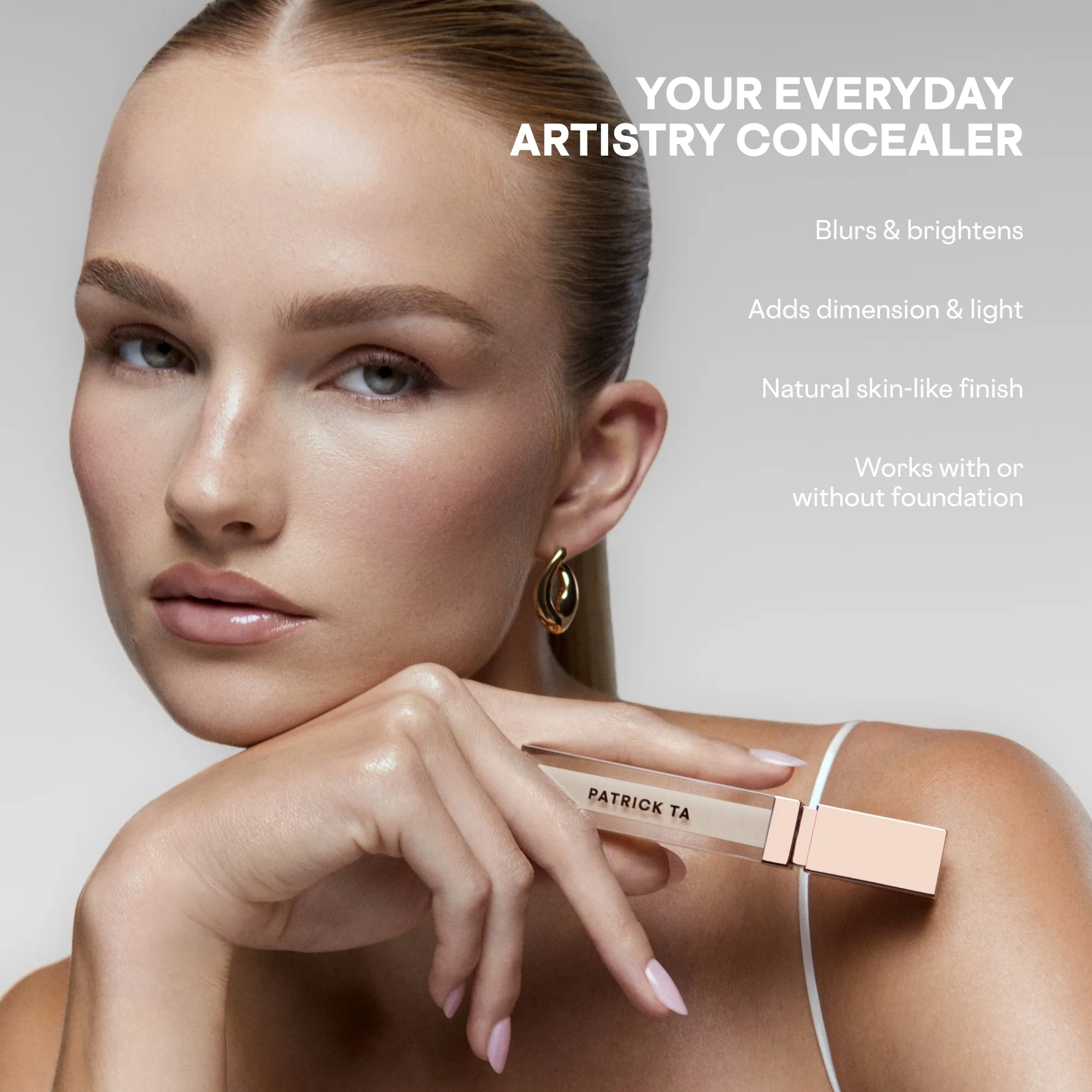 Major Skin Brightening Concealer & Dual-Ended Brush Set - Image 5