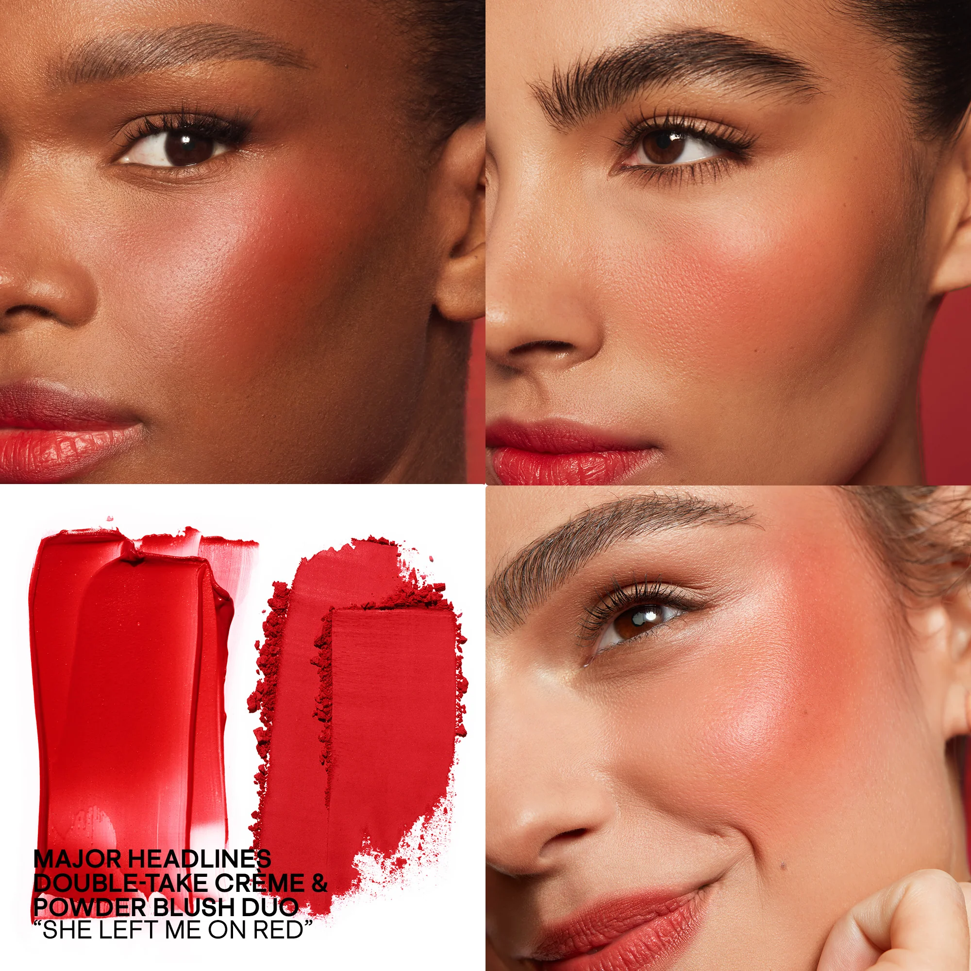 Mini Major Headlines Double-Take Crème & Powder Blush Duo - Image 17