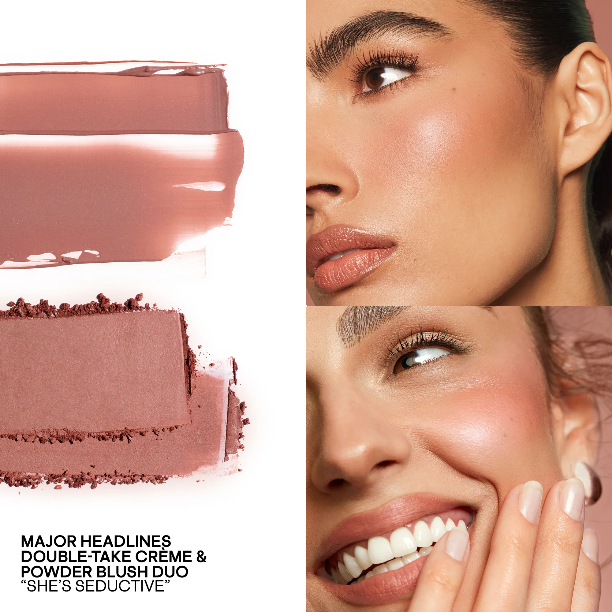 Mini Major Headlines Double-Take Crème & Powder Blush Duo - Image 24