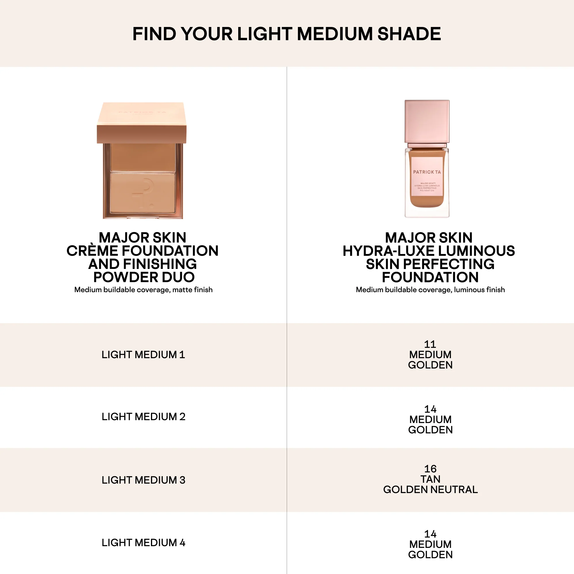 Major Skin Hydra-Luxe Luminous Skin Perfecting Foundation - Image 55